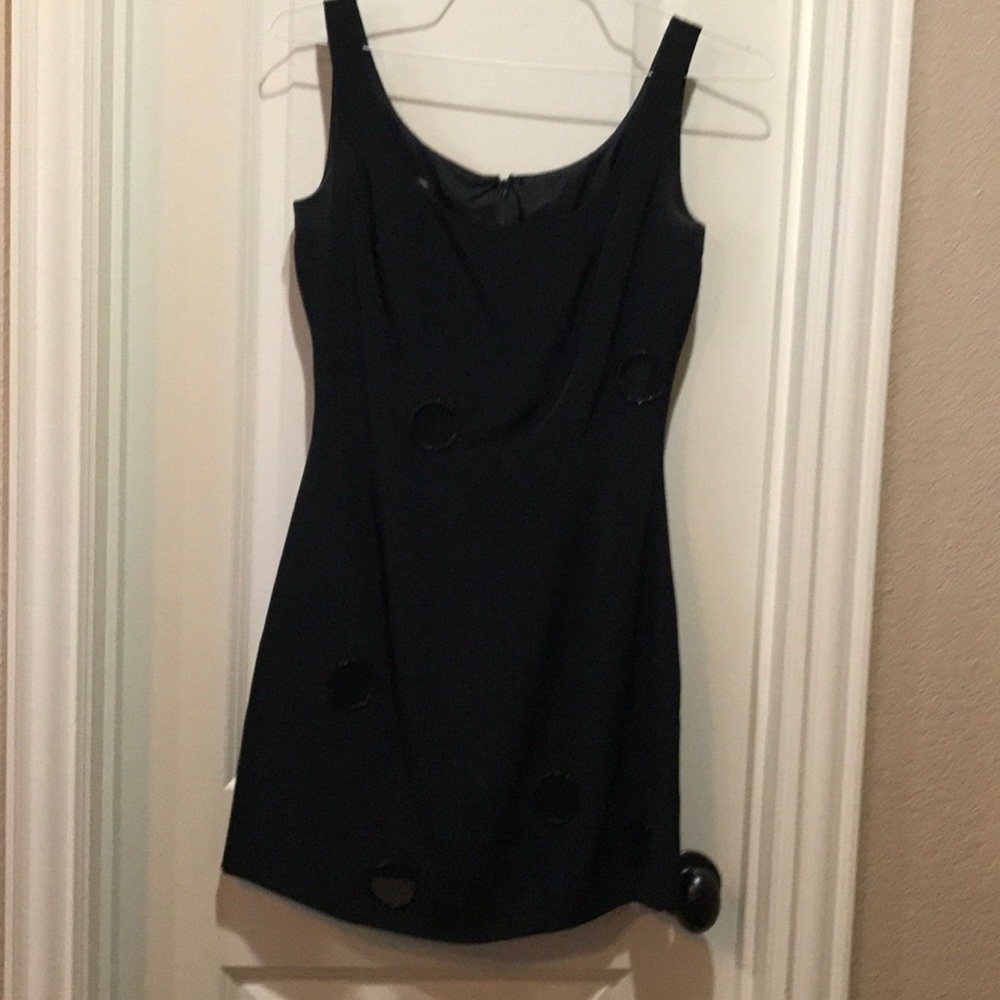 Black cocktail dress